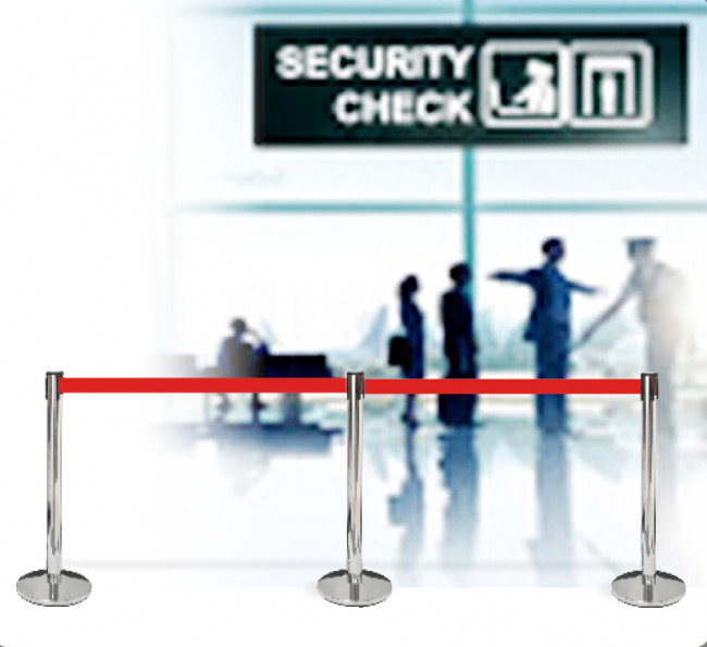 Crowd Barrier - Leitsystem - rot