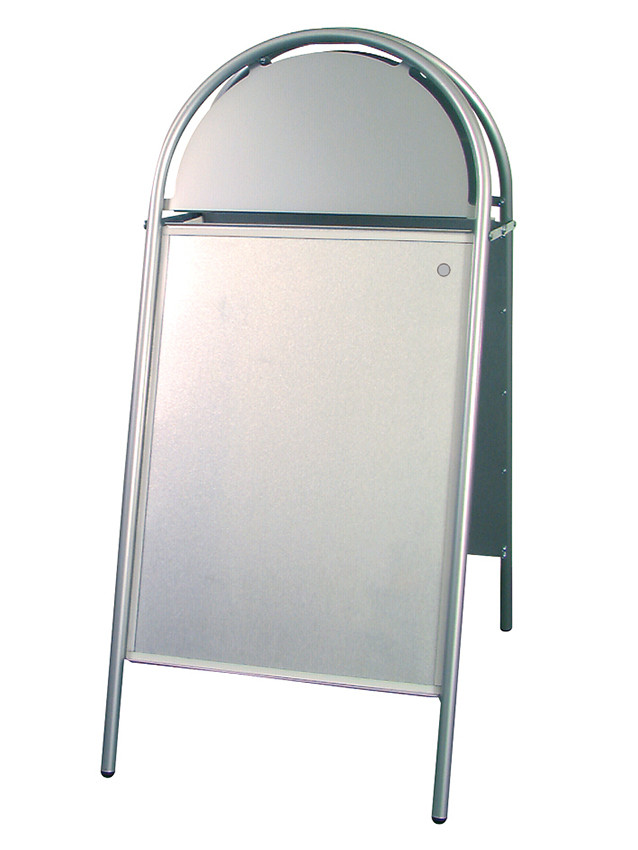 Expo Gotik Kundenstopper 70x100cm - silber
